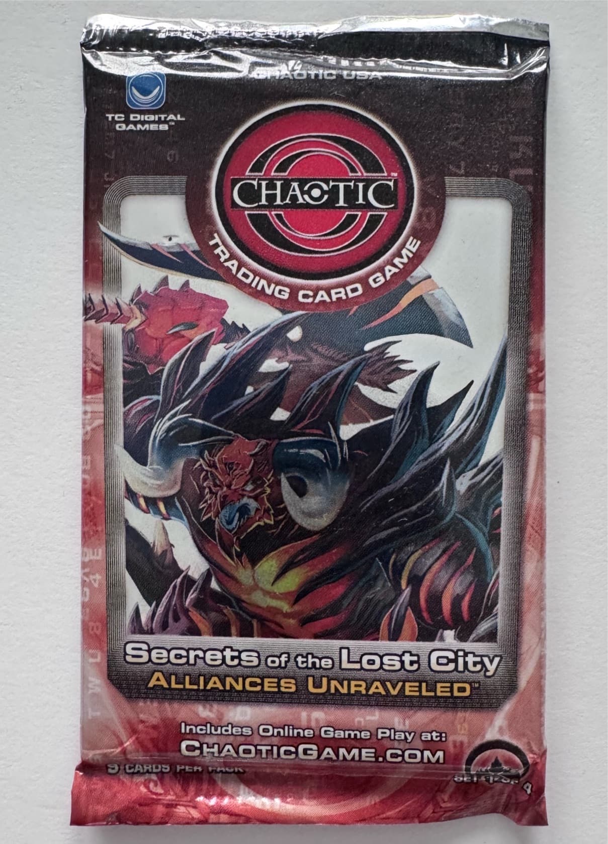 Chaotic TCG Secrets of the Lost City – Alliances Unraveled Sealed Pack